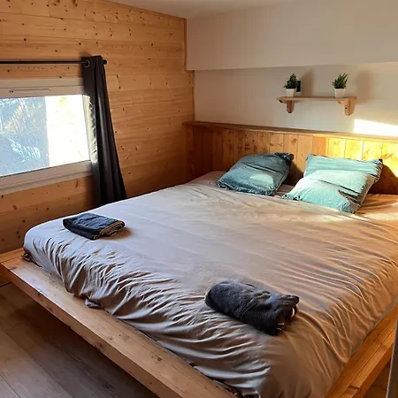 شقة Loft-Chalet 12 Pers - Billiards - Cinema - 10 Min Ski La Cabanasse